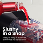 Iceman by Chefman Slush-Ease 68oz Slushie Machine, 48oz Liquid Capacity Frozen Drink Maker & Slushy Machine with 5 Presets and LED Display, Perfect for Frozen Margaritas, Frappes, Smoothies & Shakes