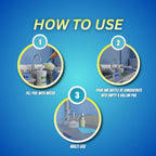 Quality Chemical Chloro-Guard Chlorine Low Temp Dish Sanitizer for Machine Dishwashing, Bulk Sanitizer - Gallon Refill for Cleaning and Sanitizing 128 oz (pack of 1)