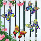 RLPZDWH Metal Butterfly Wall Art Decor, 4 Pack