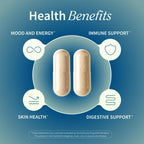Snap Supplements Irish Sea Moss with Bladderwrack, Burdock Root & Iodine – Natural Sea Moss Supplement to Support Gut Health, Energy & Healthy-Looking Skin, 60 Vegan Capsules (1 Month Supply)