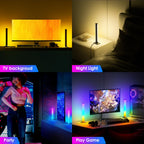 Barhootao RGB Light Bar,Smart LED Light Bar for Room,16 Million Colors,Three Control Modes,Dynamic Music Sync Mode,213 Preset Modes,USB Interface���Without Adapter���