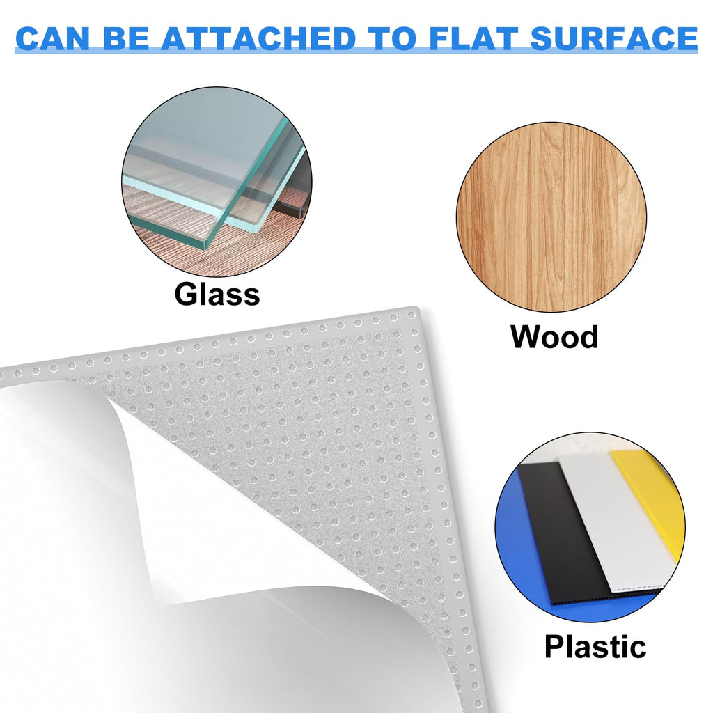 Pokiiulk Classic Baseplates, Peel and Stick Base Plates for Building Bricks, Compatible with Major Brands, Self-Adhersive Base for Bricks 10" x 10", 6 Pack Grey…