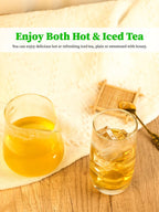 TeeLux Decaf Green Tea Bags, Pure Decaffeinated Green Tea, Super Antioxidant, Hot & Iced Tea, 200 Count