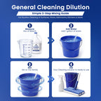 (6 Gallons) - Liquid Chlorine Bleach, for Laundry, Household and Commercial Cleaning, Multipurpose Cleaner, 1 Gallon Jugs. Ready to Use.