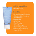 Thinksport SPF 50+ Sunscreen for Face with Clear Zinc Oxide, 2 Fl Oz – Safe, Natural, Water Resistant Face Sunscreen UVA/UVB Sun Protection – Vegan, Reef Safe Sunscreen