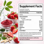 Aluna Gomitas De Crecimiento De Altura, Growth Gummies, Red Berry Flavor, Vitaminas, 60 Gummies