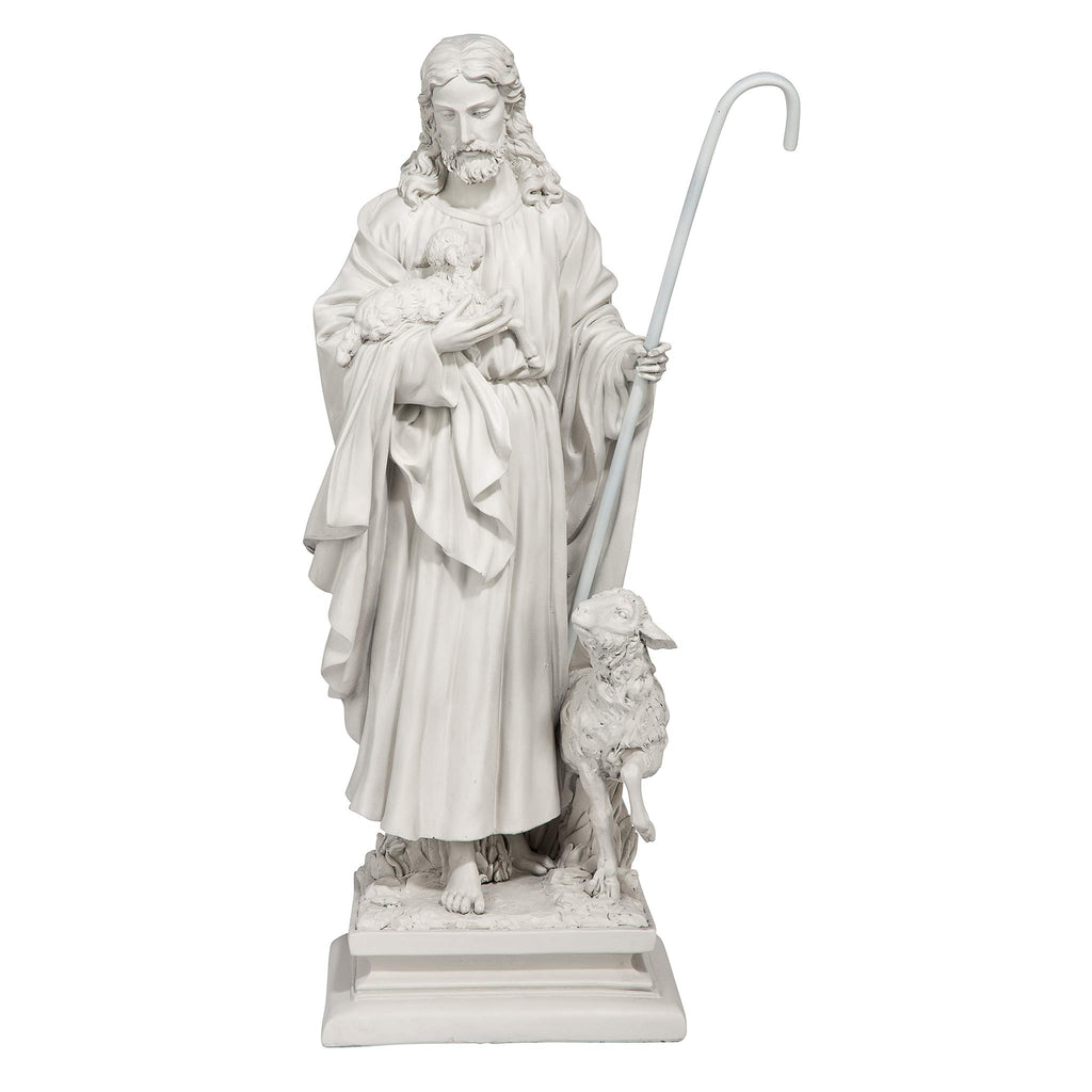 Design Toscano Jesus, The Good Shepherd Garden Statue: Large