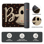 Artoid Mode Black Cats Boo Halloween Kitchen Mats Set of 2-17x29+17x47
