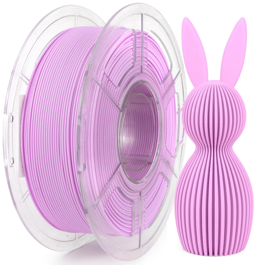 iSANMATE High Speed Matte PLA+ 3D Printer Filament, Matte Lilac PLA+ Filament 1.75mm Designed for High Speed 30-600mm/s, Fast Printing Speed PLA, Dimensional Accuracy ±0.02mm, 1kg Spool (2.2lbs)