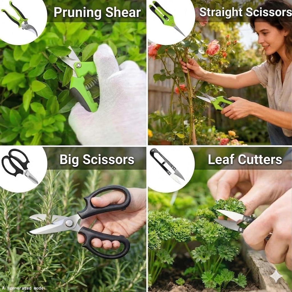 Bonsai Tools Set, 20-Piece Bonsai Tools Set with Waterproof Repotting Mat, Pruning Shears, Scissors & Training Wire - Indoor Gardening Starter Gifts for Women, Men & Beginners
