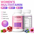 Koltyrine Vimerson Health Multivitamin for Women 13-in-1 Vitamin Complex with Biotin, Collagen & Keratin Vitamins B Complex, A, C, D3, E & K2 Hair Skin Nails & Energy Support 60 Capsules