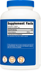 Nutricost Caffeine Pills, 200mg Per Serving (500 Caps)