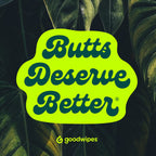 goodwipes Flushable Butt Wipes Made with Vitamin E & Aloe - Soft & Gentle Wet Wipe Dispenser for Home Use, Septic & Sewer Safe - Largest Adult Toilet Towelettes - Rosewater, 360 Count (6 Packs)