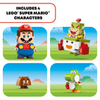 LEGO Super Mario Adventures with Interactive Mario, Bowser Jr.’s Clown Car Playset Vehicle, Yoshi Toy, Mario Playset, Nintendo Toy Gift for Boys, Girls and Gamers Ages 6 and Up, 71439