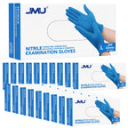 JMU Nitrile Exam Gloves Large, 3.5 Mil, Powder-Free, Latex-Free, Disposable Medical Glove, Blue, 4000 Count