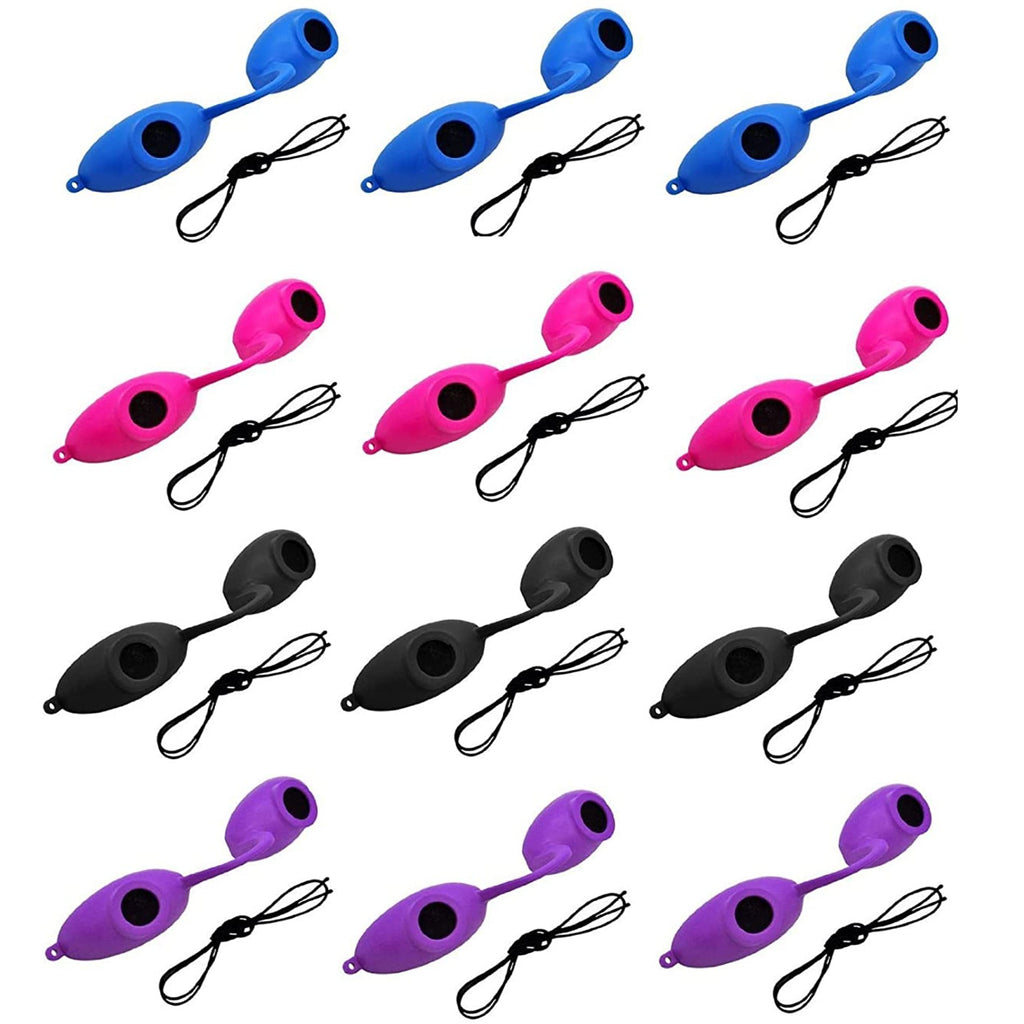 Super Sunnies Tanning Bed Goggles FDA Compliant UV & Red Light Therapy Protection - Assorted Colors 12 Pack