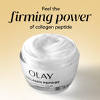 Olay Collagen Peptide Face Moisturizer, Firming Cream for Women, Fragrance-Free, Non-Greasy - Hydrating, Anti-Aging, Anti-Wrinkle, Smooth Fine Lines, Plumping Skin Care - Niacinamide, 1.7 Oz