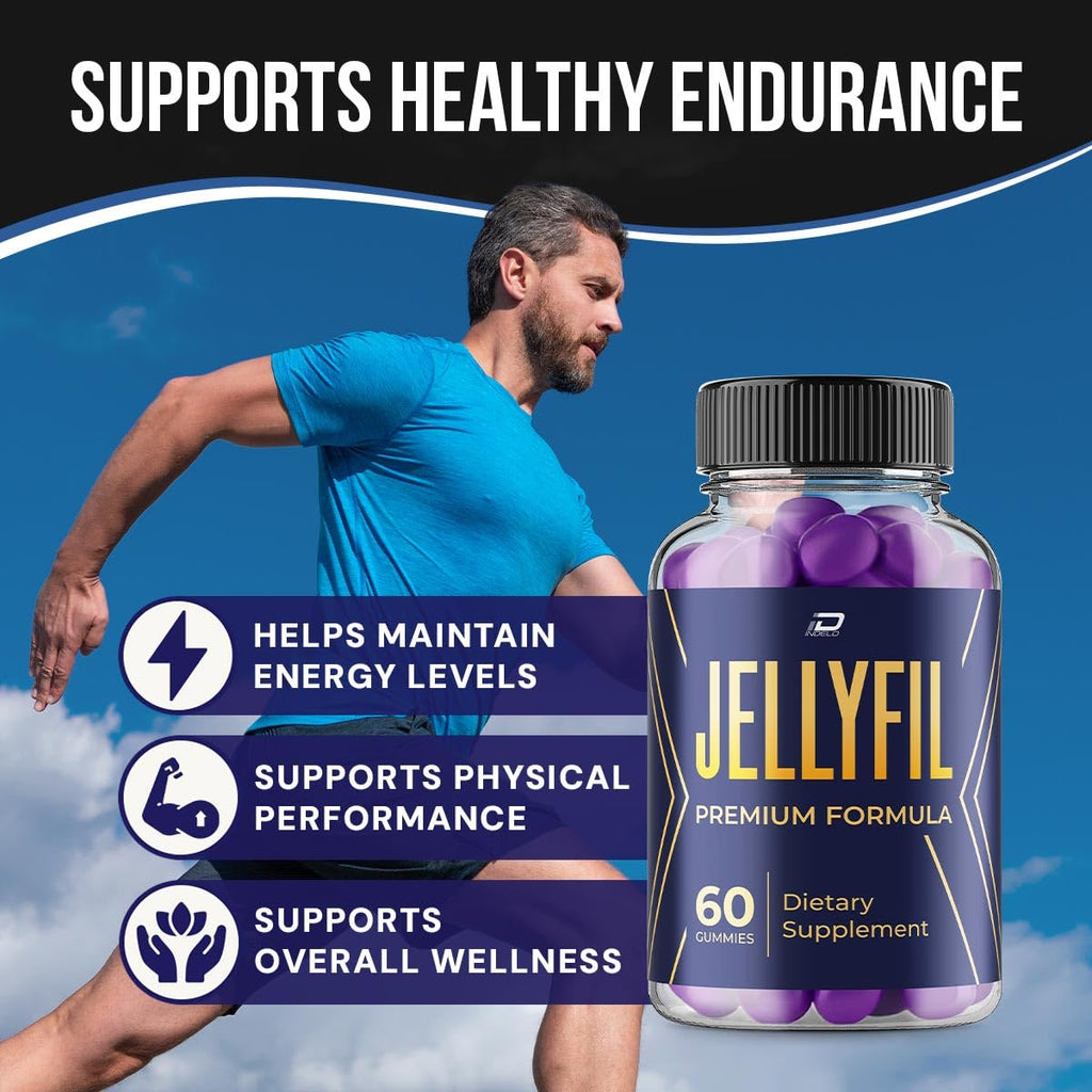Jellyfil Gummy – Jellyfil Gummies Advanced Formula for Natural Ingredients, Extra Strength for Active Lifestyle - 2 Pack - 120 Gummies