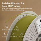 kexcelled Matte PLA Filament 1.75mm，Matte Light Beige PLA 3D Printer Filament 1kg Spool (2.2lbs) with +/-0.03mm Accuracy,Upgraded Tangle-Free Winding for Most FDM Printers