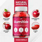 Gumitide ACV Gummies Supplement, Gumitide Gummy Advanced Formula Natural Ingredients, Reviews, 60 Gummies