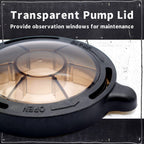 Pool Pump Basket Cover & O-Ring Kit Compatible with Splapool Pureline Deluxe Pumps, for Above-Ground & In-Ground Pools, Pool Pump Lid Replaces PO12728CR 16578 647252772 47252772 AC81361 NEP2134