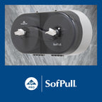 Georgia-Pacific SofPull Centerpull 2-Ply Mini Toilet Paper by GP PRO, 19516, 500 Sheets Per Roll, 16 Rolls Per Case, White
