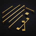 TUNNY 10 Pack Classic Cabinet Handles-3"/76mm Screw Spacing Antique Brass Furniture Hardware Handles for Kitchen Cabinets Bedroom Cabinet Pull