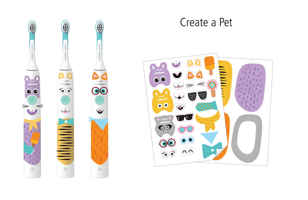 Philips Sonicare for Kids Electric Toothbrush, Design a Pet Edition