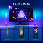 Barhootao RGB Light Bar,Smart LED Light Bar for Room,16 Million Colors,Three Control Modes,Dynamic Music Sync Mode,213 Preset Modes,USB Interface���Without Adapter���