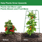 Cucumber Trellis for Plant Climbing- Cucumebr Arch Trelli for Flower Vine Vegetable Tomato Cage Raised Bed- Foldable Garden Tunnel Trellis (47x15.7in)