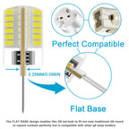 G8 LED Bulb Dimmable 3W Equivalent to T4 JCD Type Bi-Pin G8 Base Halogen Bulb 20W-25W, AC 110-120V Mini G8 Bulb Daylight White 6000K for Under Cabinet Light, Under Counter Kitchen Lighting (10 Pack)