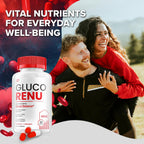 Gluco Renu Capsules - GlucoRenu Advanced Supplement, All Natural Formula to Maintain Healthy Levels, Maximum Strength Formula, Gluco Renuw Capsules Reviews (3 Pack - 180 Capsules)