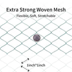 Bird Netting 20'x40' with 1" Square Mesh Bird Net Garden Netting for Chicken Coop, Aviary, Deer Fence, Chicken Netting Fruit Tree Netting