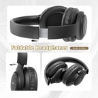 KVIDIO Bluetooth Headphones Wireless Over Ear Headsets 65H Playtime