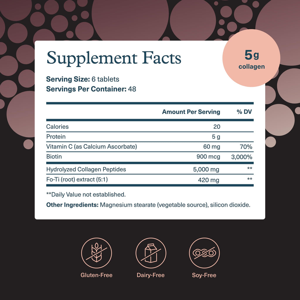 Youtheory Men’s Collagen - 5,000 mg Hydrolyzed Collagen Peptides - with Amino Acids, Vitamin C, & Natural Ingredients - Supports Joint, Muscle, Hair & Nail Health* - 290 Tablets (48-Day Supply)