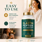 Claranova Labs Elastin Peptides Skin Tightening Formula - Marine Protein Complex, Daily Nutritional Support for Skin 60 Count (1pcs, 1)