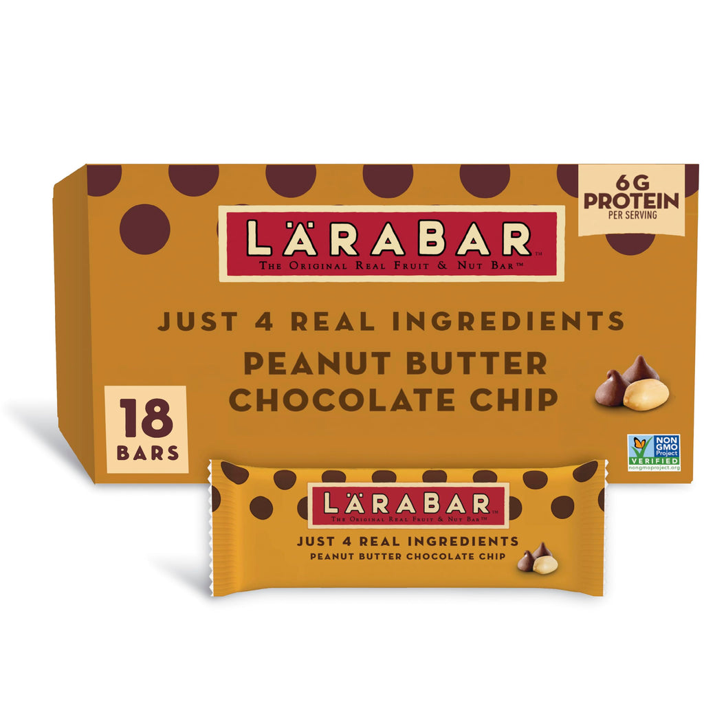Larabar Peanut Butter Chocolate Chip Fruit & Nut Bars, 18 ct, 28.8 oz