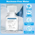CryoKing Nuclease-Free Water, DNase RNase Free, Lab PCR Water, 100 mL