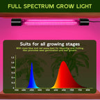 Hlite 16inch LED Grow Lights - Linkable Grow Lights for Indoor Plants