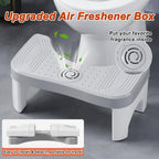 Recximi 2Pcs Poop Toilet Stool, Portable Bathroom Potty Stool, Non-Slip Toilet Foot Stool Squat Adult, Pooping Step Stool for Adults & Toddlers, Portable for Travel, White 2 Pack