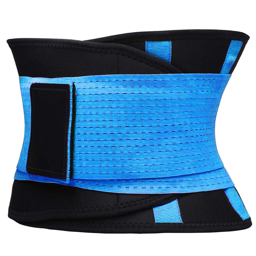 VENUZOR Waist Trainer Belt for Women - Waist Cincher Trimmer - Slimming Body Shaper Belt - Sport Girdle Belt (UP Graded)(Blue,XX-Large)