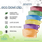 Fresh Products Eco Bowl Clip Toilet Air Freshener, Variety Pack, 6-Pack