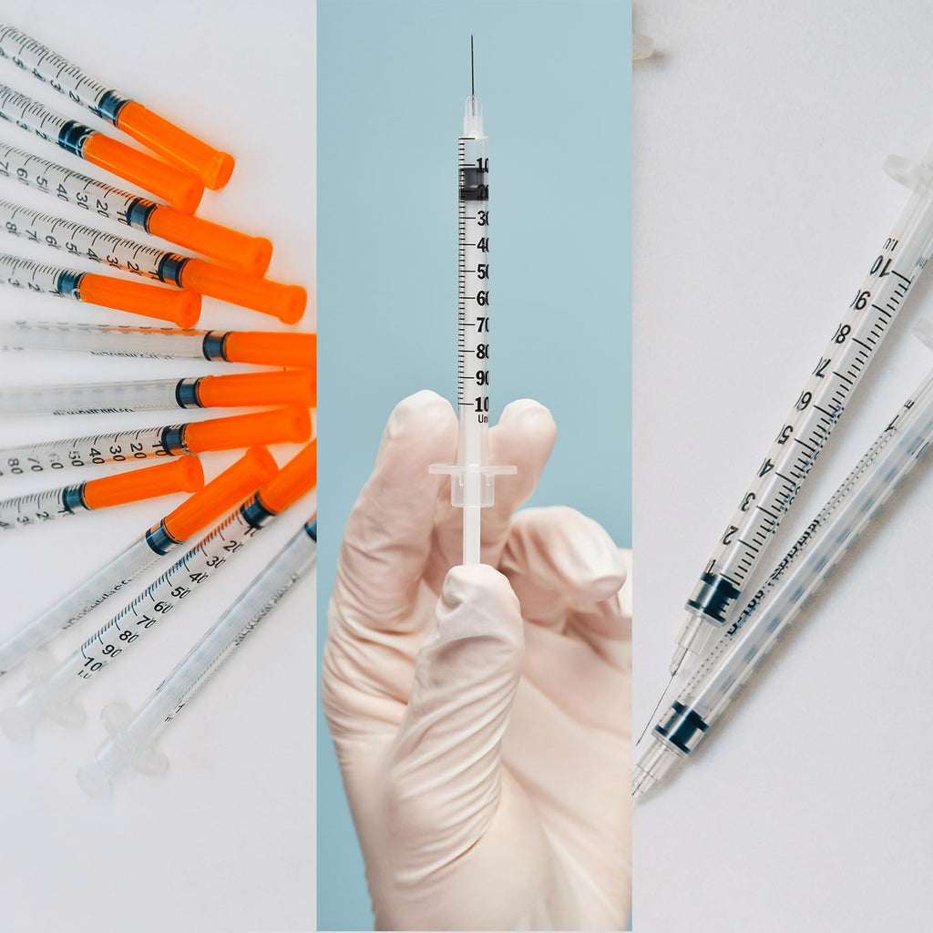 1ml 30G Syringe with 13mm Needle, Disposable Individually Wrapped, Pack of 100