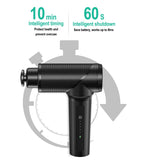 Medcursor Massage Gun - High Intensity Brushless Motor, Handheld Percussion Deep Tissue Massager with 6 Massage Heads for Sore Muscle and Stiffness, Gifts for Father/Dad (Black)