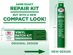 RH Adhesives Vinyl Patch Kit with 10" x 10" Reinforced Flexible PVC, 1 oz. Tube of HH-66 TF Vinyl Cement, Applicator Brush, Alcohol Wipes (White, Midweight PVC (14 oz.))