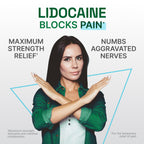 Biofreeze Ultraflex Maximum Strength 4% Lidocaine + 1% Menthol Patches, Non-Menthol, Flexible Pain Relief Patch for Lower Back, Neck, Knee, Shoulder, 4 Large Pain Patches (2 Pack)