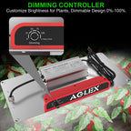 AGLEX K1000 LED Grow Light, Grow Light with Daisy Chain & Dimmable, Full Spectrum Plant Grow Lights for Hydroponic Indoor Plants Seeding