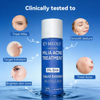 Milia Remover for face and eyes: Milia remover treatment with 3% Salicylic Acid for Acne exfoliant, Advanced formula for Men and Women 30ML
