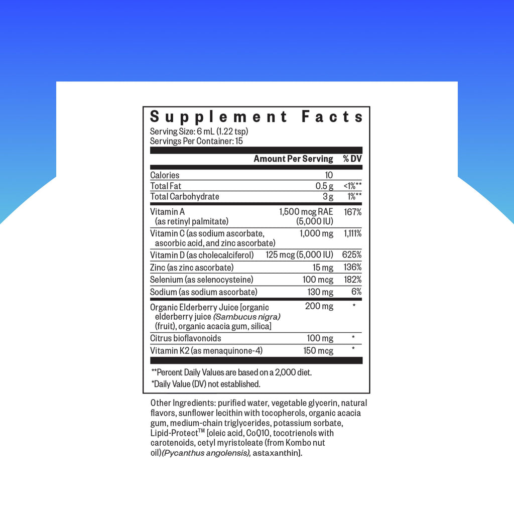 Seeking Health Immune Intensive Potent Healthy Immune System Support- 3.04FL 0Z (90ML)