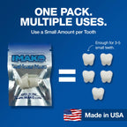 Imako Tooth Tinted Plastic - Natural Color - Temporary Tooth - Made in USA